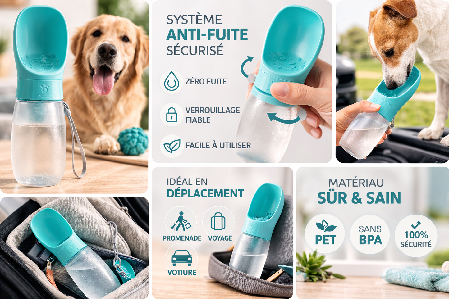 Gourde PawPure pour chien